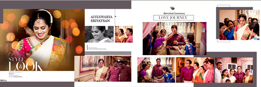 south wedding albums psd